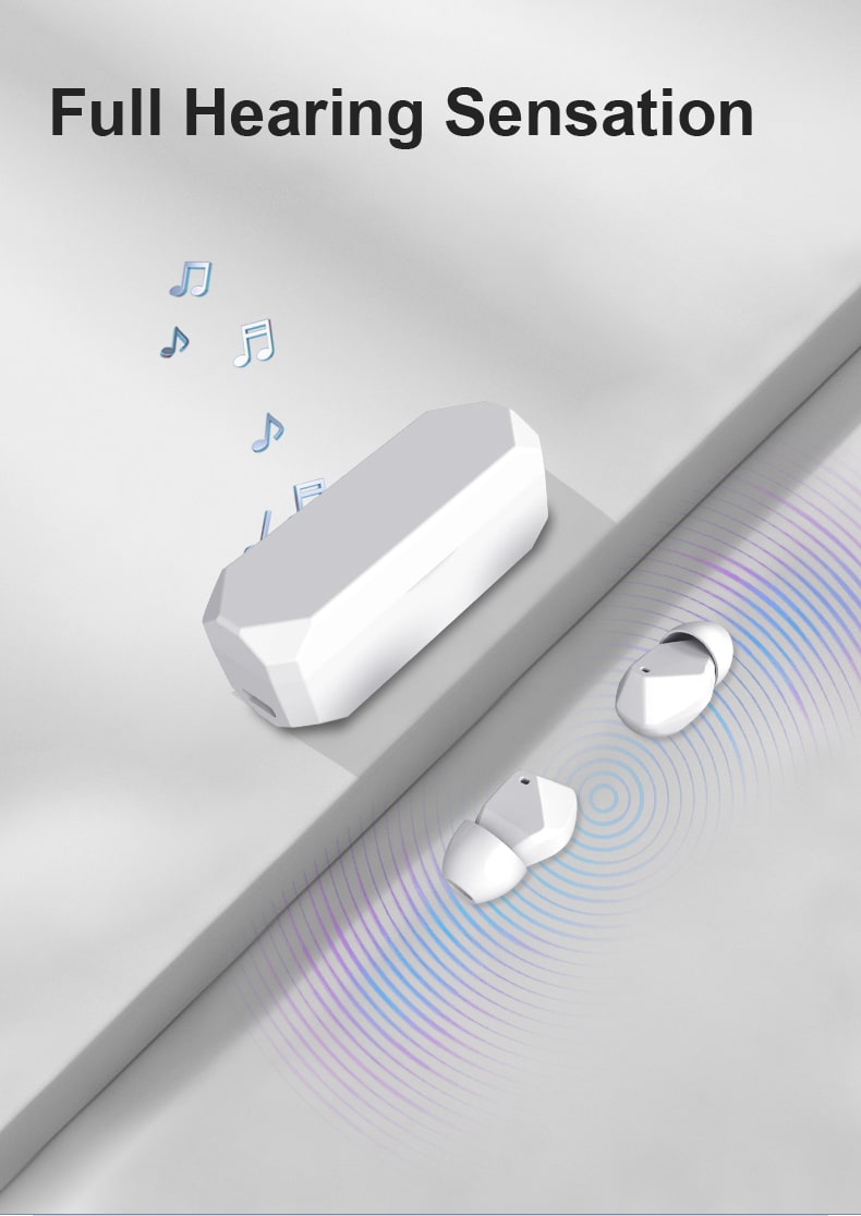 AcoSound Rechargeable Hearing Aids for Young Adults