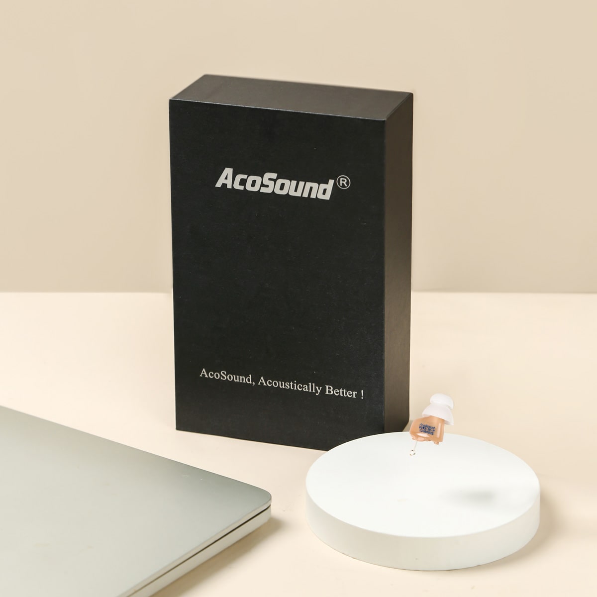 AcoSound BlueTooth Earbuds Aides auditives numériques auto-ajustables invisibles