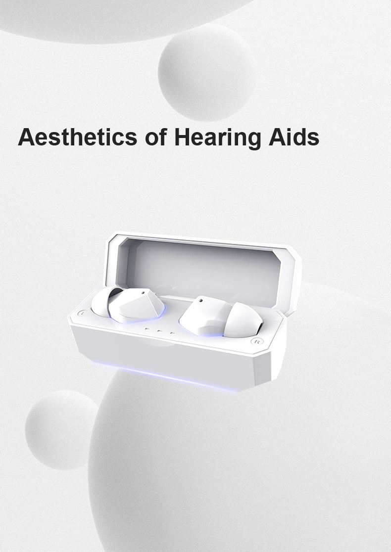 AcoSound Rechargeable Hearing Aids for Young Adults