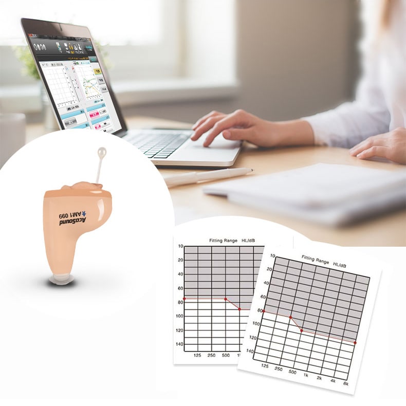 AcoSound Digital CIC Hearing Aid Channels 8 and Channels 12