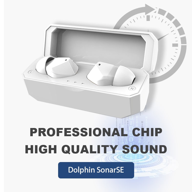 AcoSound Dolphin SonarSE - Rechargeable Digital In Ear Hearing Aids